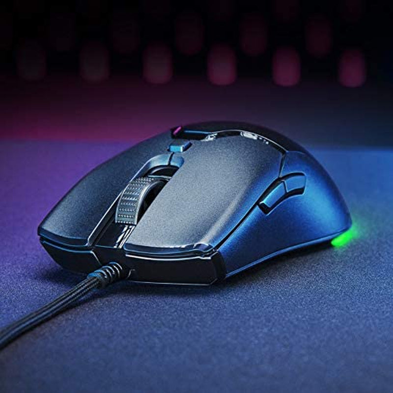 Viper Mini Ultralight Gaming Mouse: Fastest Gaming Switches - 8500 DPI Optical Sensor - Chroma RGB Underglow Lighting - 6 Programmable Buttons - Drag-Free Cord - Classic Black